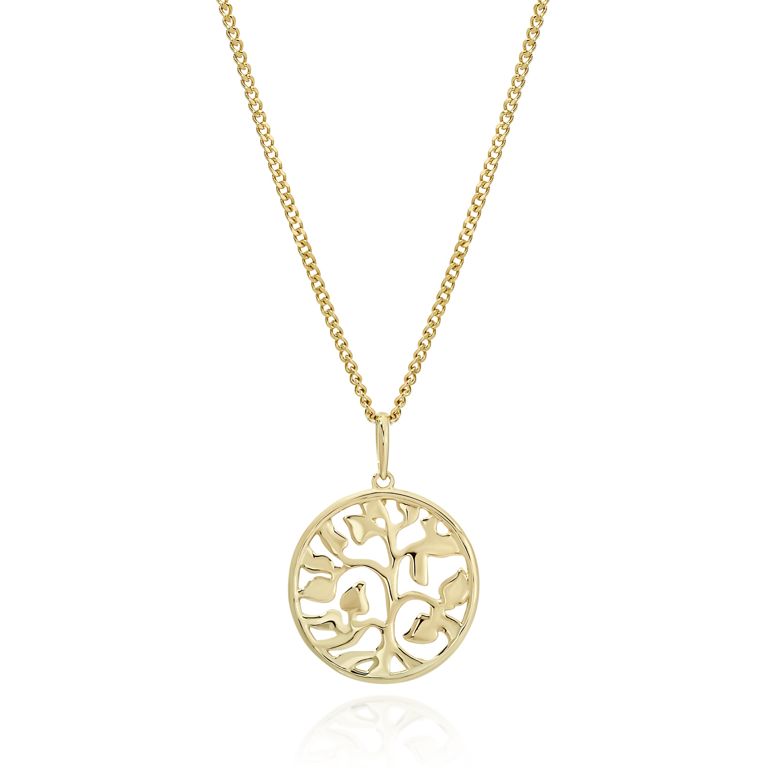 9ct gold tree of life pendant