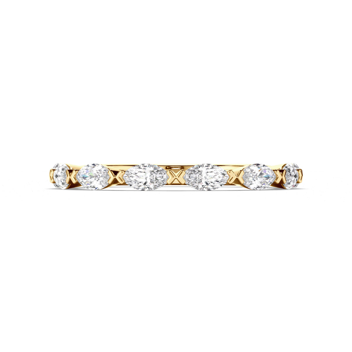 Marquise Cut Diamond Anniversary Ring