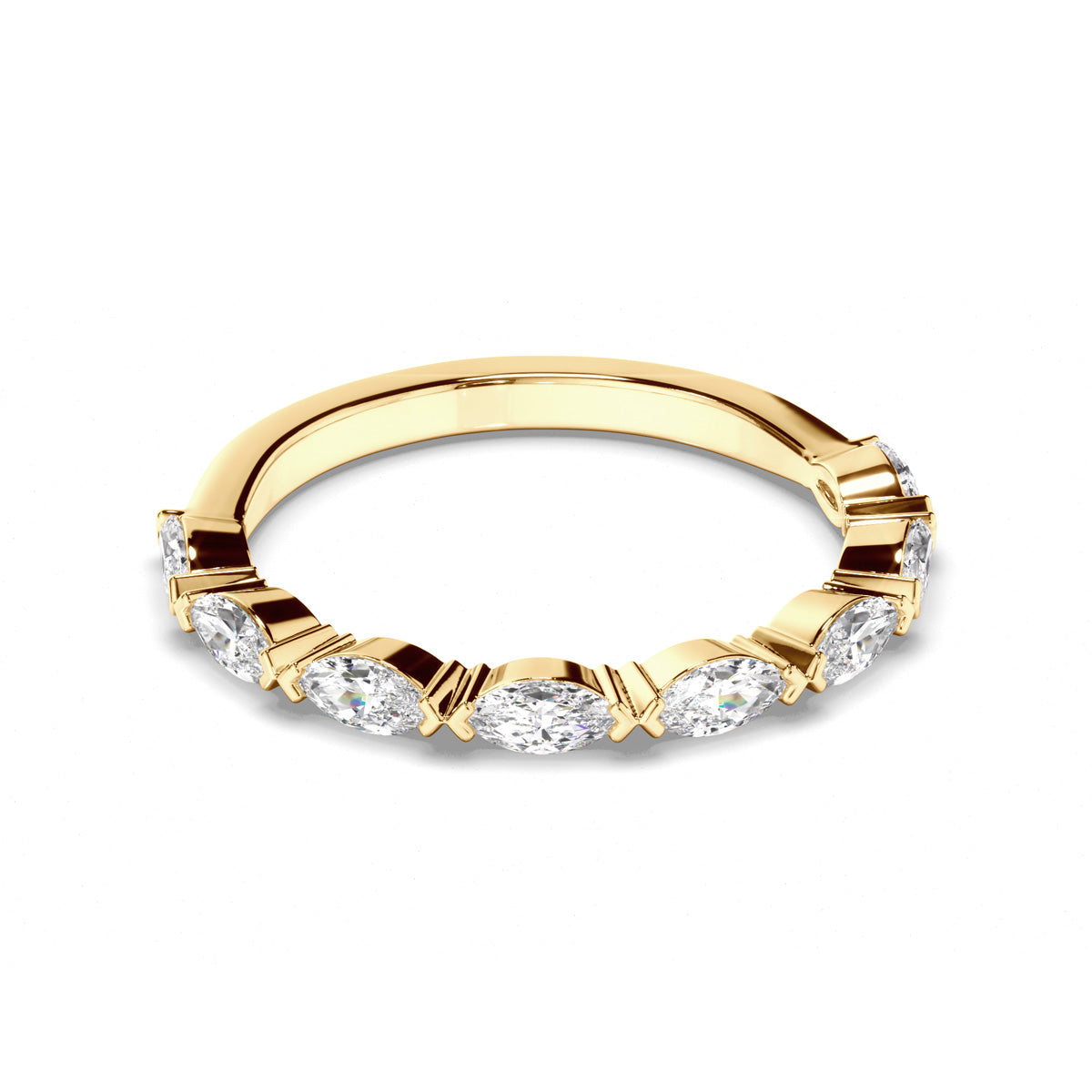 Marquise Cut Diamond Anniversary Ring