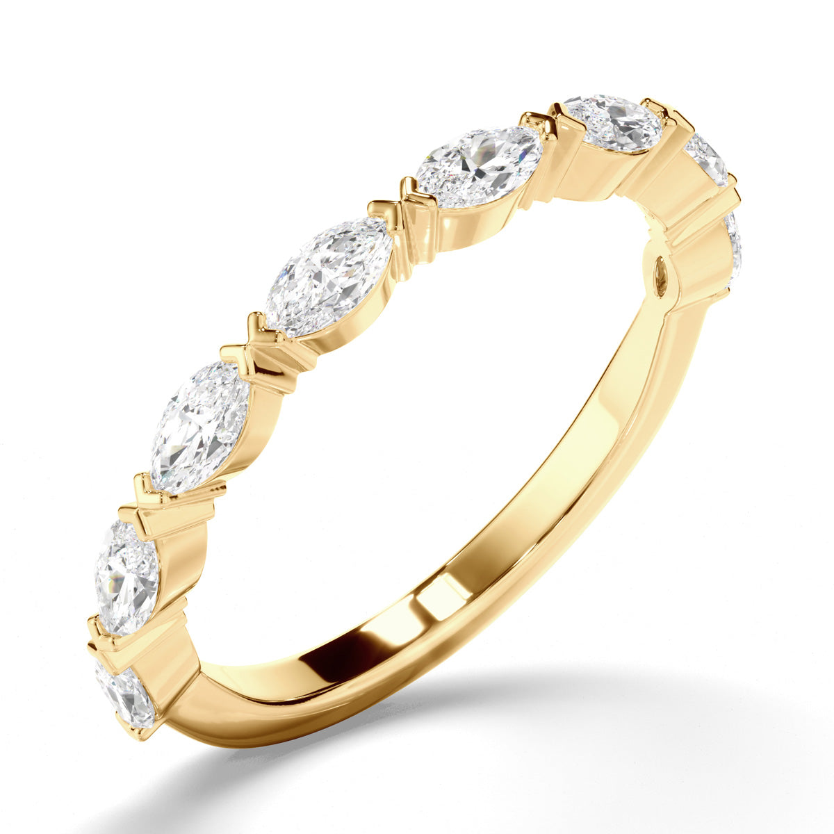 Marquise Cut Diamond Anniversary Ring