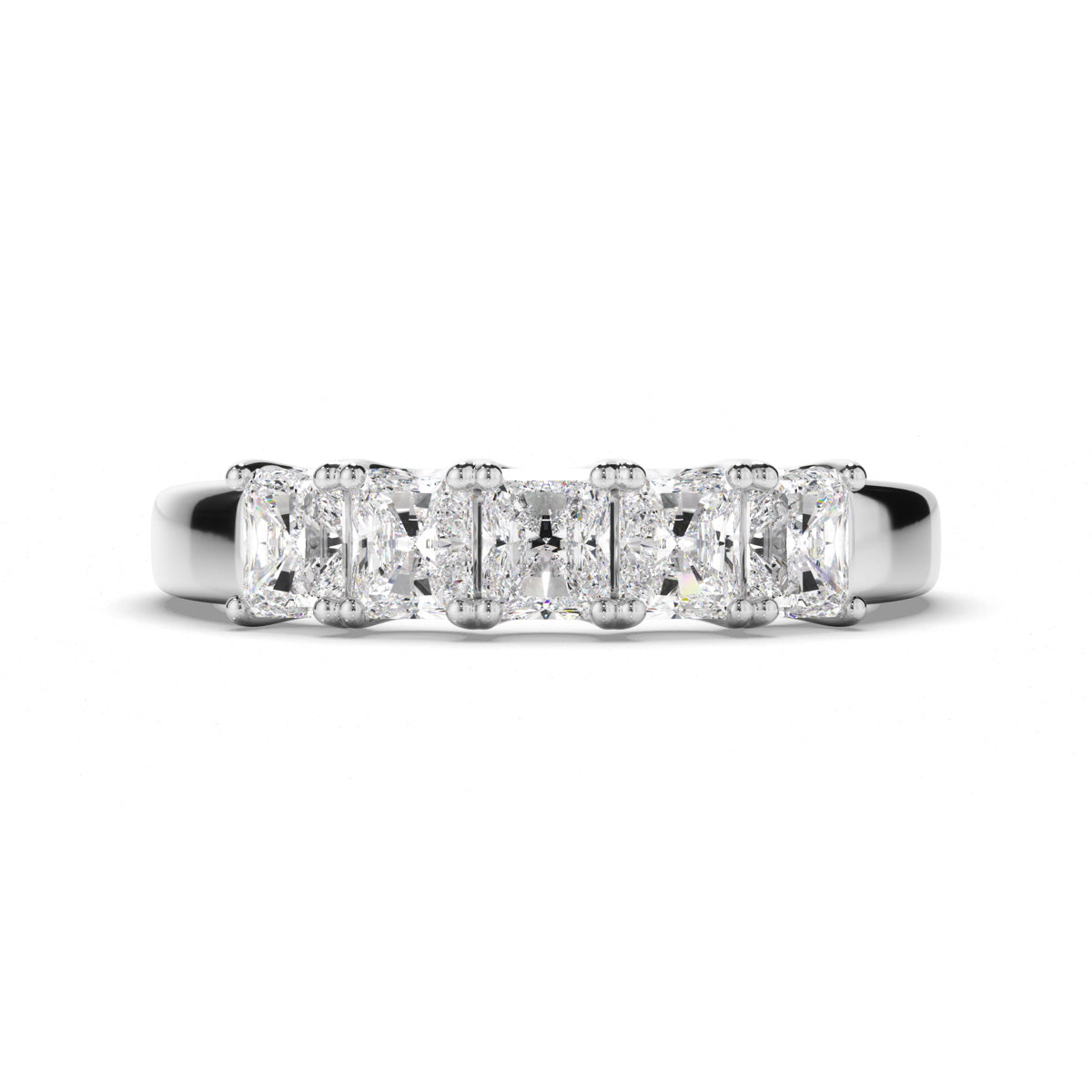 Radiant Cut Diamond Anniversary Ring