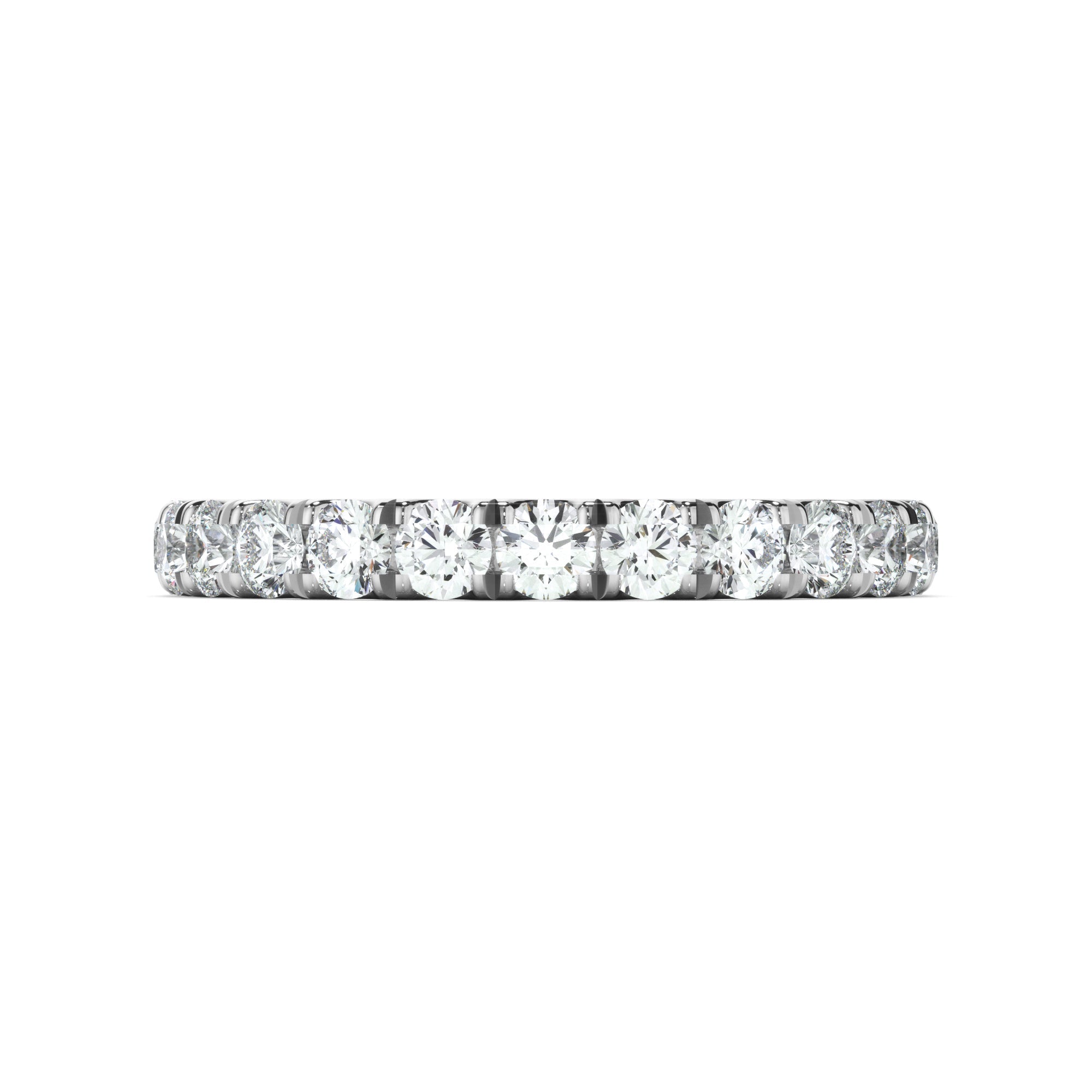 Diamond Claw Set Eternity Wedding Ring