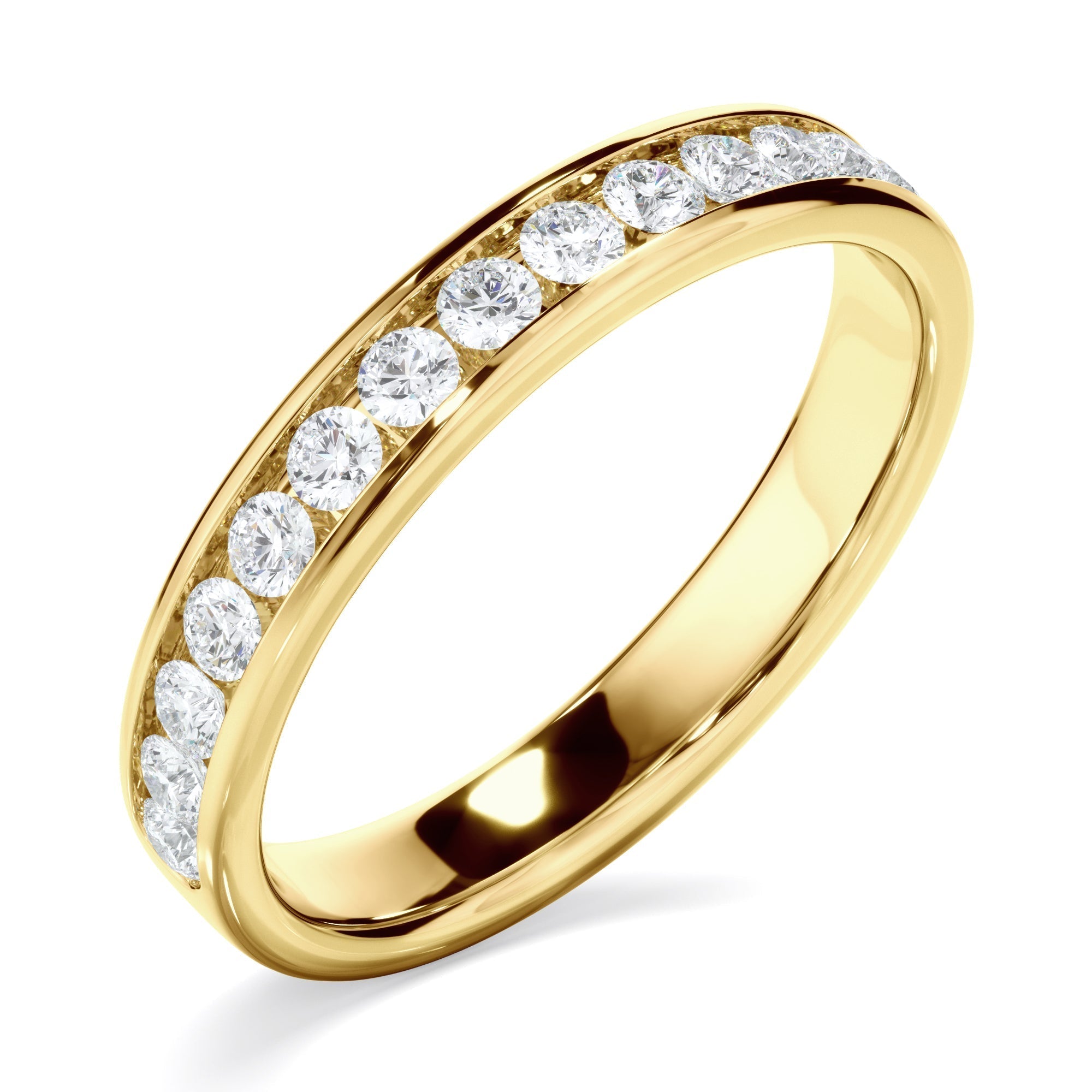 Diamond Channel Set Wedding Ring